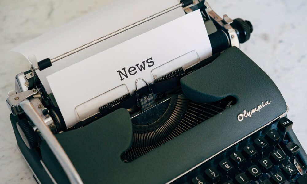 Typewriter photo - News